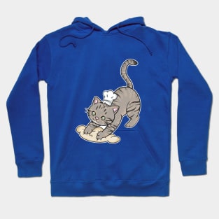 Cute Tabby Cat Baker Hoodie